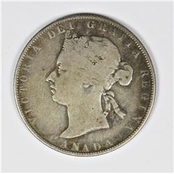 1881-H CANADA HALF DOLLAR