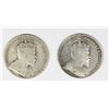 Image 1 : TWO CANADA HALF DOLLARS: