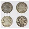 Image 2 : FOUR CANADA HALF DOLLARS: