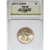 Image 1 : JOHN ADAMS 2007 MINT ERROR DOLLAR