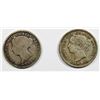 Image 1 : TWO CANADA DIMES: