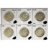 Image 1 : HALF DOLLAR LOT - 6 COINS TOTAL