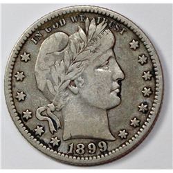 1899-O BARBER QUARTER