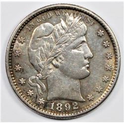 1892-S BARBER QUARTER