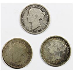 THREE CANADA DIMES