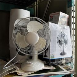 LOT OF TABLE FANS