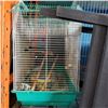 Image 3 : 2 BIRD CAGES, PET CAGE, PATIO FOOT STOOLS, AND FISH TANK W/ ACCESSORIES