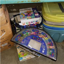 LOT OF CRAFT AND KID CRAFTS