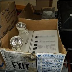 2 NEW EMERGENCY EXIT LIGHTS