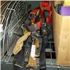 Image 1 : 2 SAFETYHARNESS, LANYARD, AND 2 TOOL BELTS, AND PUNCH