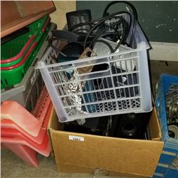 2 BOXES OF VARIOUS ELECTRONICS