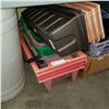 Image 1 : LOT OF BINS, TOTES, AND PLANTERS