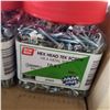 Image 2 : BOX OF 3000 1" HEX HEAD TEK SCREWS