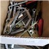 Image 2 : BOX OF WRENCHES, SCREW DRIVERS, AND SOCKETS