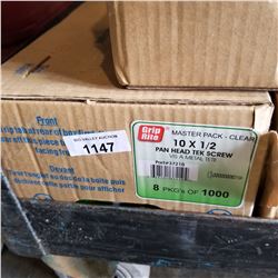 8000 1/2" PAN HEAD TEK SCREWS