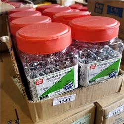 8000 3/4" HEX HEAD TEK SCREWS