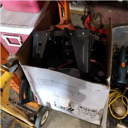 ROUTER, PORTABLE AIR TANK, AND ROLLING SHOP STOOL