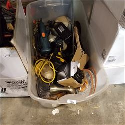 LARGE TOTE OF POWER TOOLS