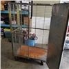 Image 2 : METAL ROLLING CAGE WITH DOUBLE DOORS, 6 FOOT TALL