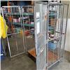 Image 4 : METAL ROLLING CAGE WITH DOUBLE DOORS, 6 FOOT TALL
