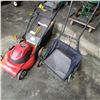 Image 1 : HOMELITE ELECTRIC LAWN MOWER AND EZ TOOLS REEL MOWER