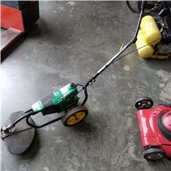 WEEDEATER GAS WHEELED TRIMMER