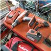 Image 2 : RED HILTI TOOL BAG W/ HILTI WSR 22-A. SF10W-A18 AND SID 18A CORDLESS SAWZALL, DRILL, IMPACT GUN 2 BA