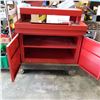 Image 4 : 2-DOOR ROLLING SHOP CABINET W/ SHELF