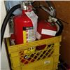 Image 1 : 3 FIRE EXTINGUISHERS