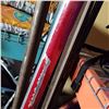 Image 4 : LARGE METAL POLE W/ REFLECTOR AND METAL STOCK ROUND ANGLE AND FLAT STEEL