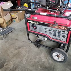 HONDA EB 6500X GENERATOR - TESTED AND WORKING