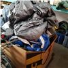 Image 1 : PALLET OF RETURNED TENTS, CAMP ITEMS