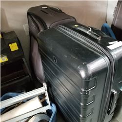 HEYS BLACK HARD CASE LUGGAGE AND GREY S-KROSS LUGGAGE