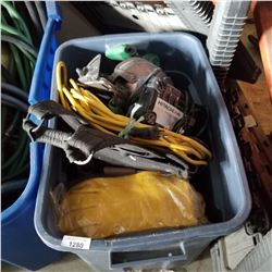 TOTE OF TOOLS, EXTENTION CORD