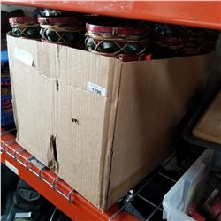 BOX OF WICKER PLANTERS