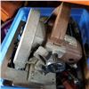 Image 2 : BLUE CRATE OF TOOLS AND CIRCULAR SAW