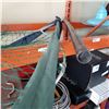 Image 3 : 2 FISHING RODS, NET, AND FLOAT SEAT PADS
