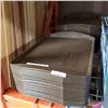 Image 1 : LARGE LOT OF BROWN SERVING TRAYS