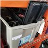 Image 1 : TOTE OF BOLTS AND HILTI HARDWARE