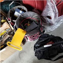 2 BUCKETS AND BAG OF TOOLS