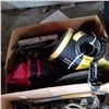 Image 3 : 2 BOXES OF TOOLS, SHOP HEATER, AND MORE