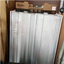 METAL WALL SHELVING SYSTEM