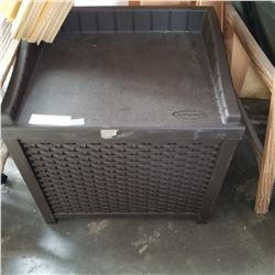 SUNCAST OUTDOOR STORAGE SEAT