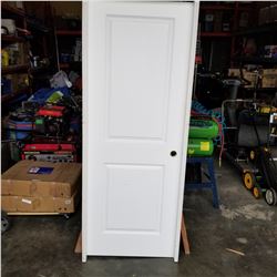 WHITE FRAME INTERIOR DOOR