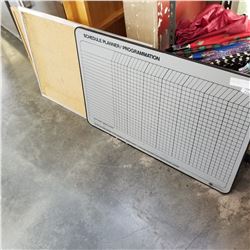 2 CORK BOARDS AND SCHEDUAL PLANNER BOARD