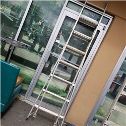 WERNER ALUMINUM 16 FOOT EXTENTION 7 FOOT A FRAME LADDER