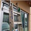 Image 2 : WERNER ALUMINUM 16 FOOT EXTENTION 7 FOOT A FRAME LADDER