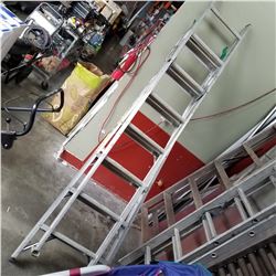 WERNER ALUMINUM 16 FOOT EXTENTION 7 FOOT A FRAME LADDER