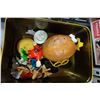 Image 4 : MR. POTATO HEAD 50TH ANNIVERSARY EDITION AND PAPA JOHNS SPIDERMAN PIZZA BOX