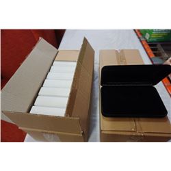 20 NEW JEWELLERY BOXES W/ BLACK INTERIORS